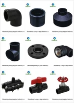 PE vatnsrörfesting HDPE lokar Byggingarinnstunga Píputenginghetta